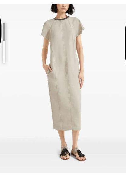 brun 25ss linen dress
