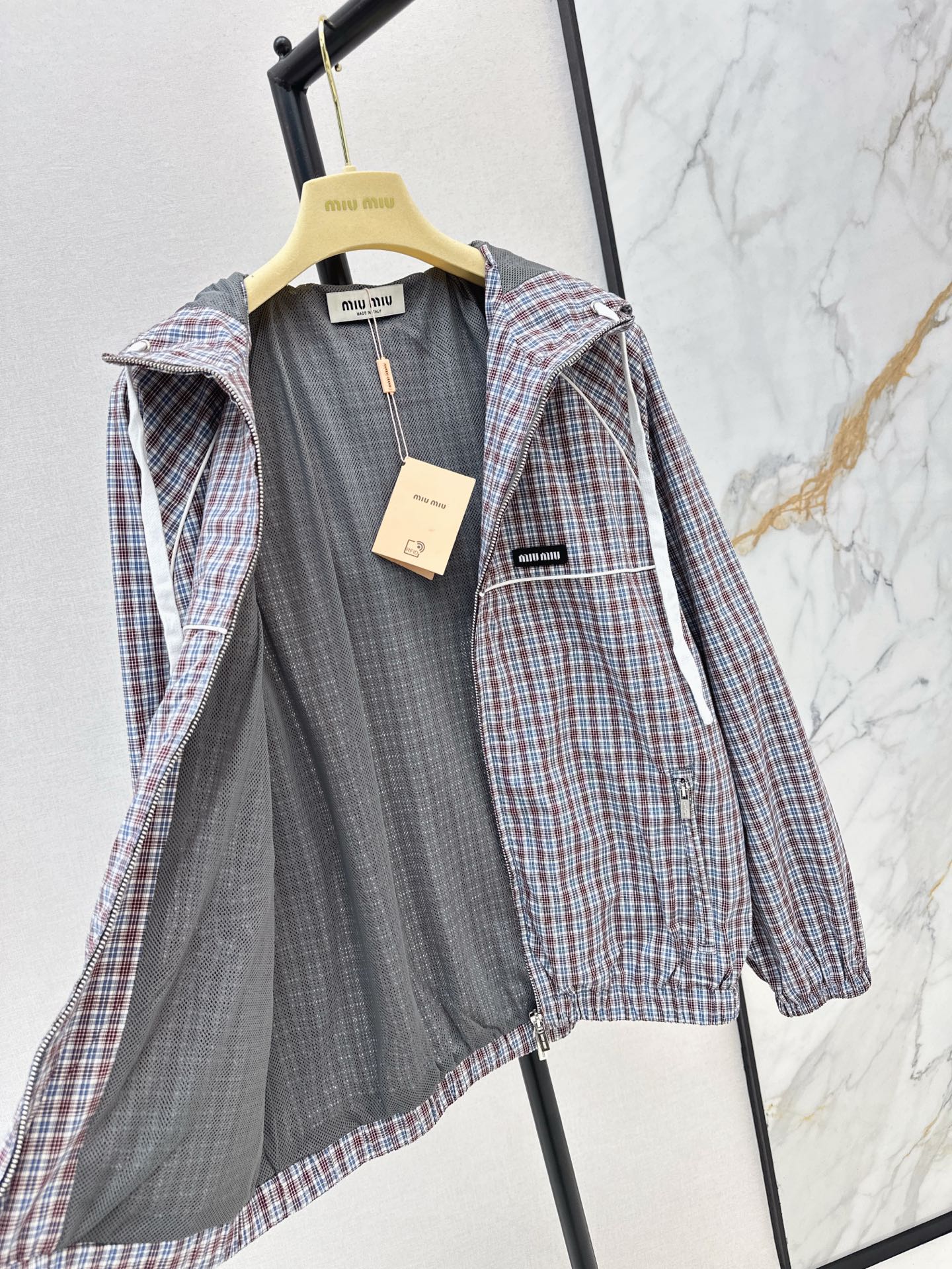 Mi 25ss plaid jacket