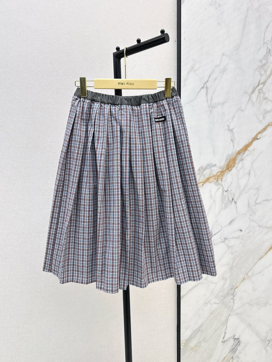 Mi 25ss plaid dress