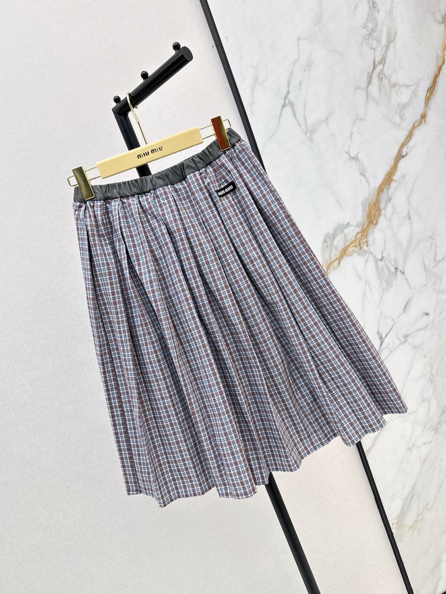 Mi 25ss plaid dress