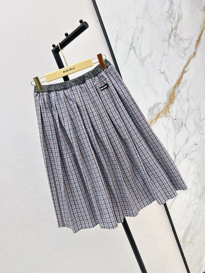 Mi 25ss plaid dress
