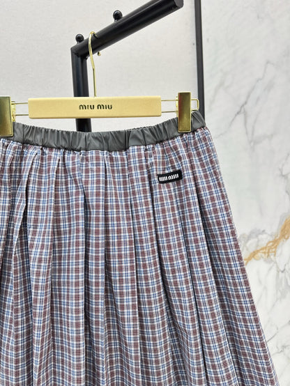 Mi 25ss plaid dress
