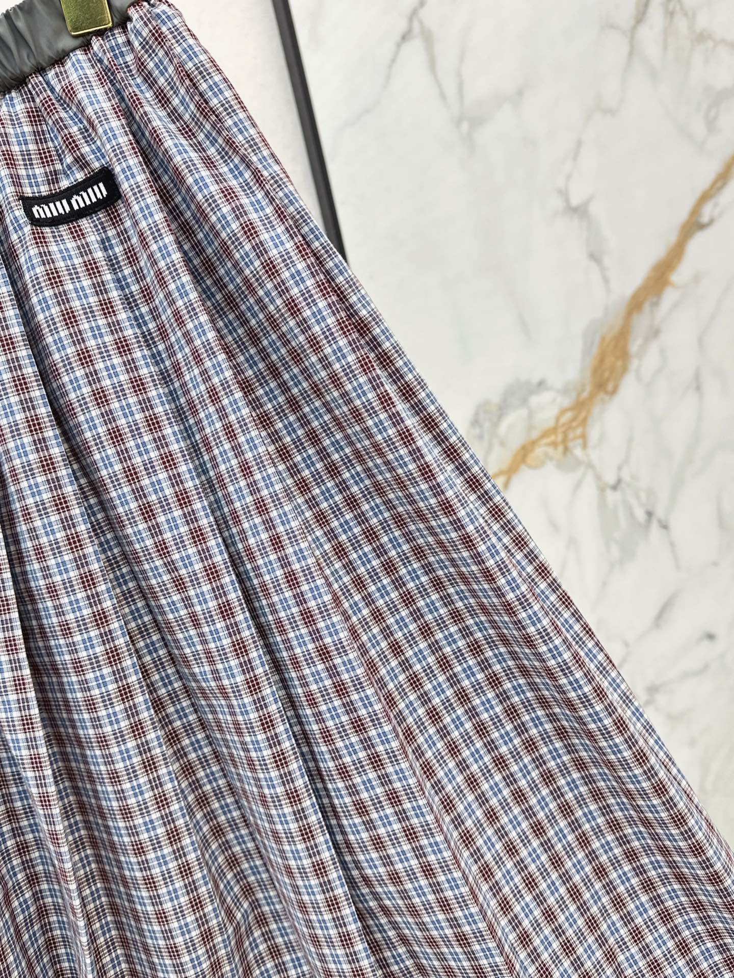 Mi 25ss plaid dress