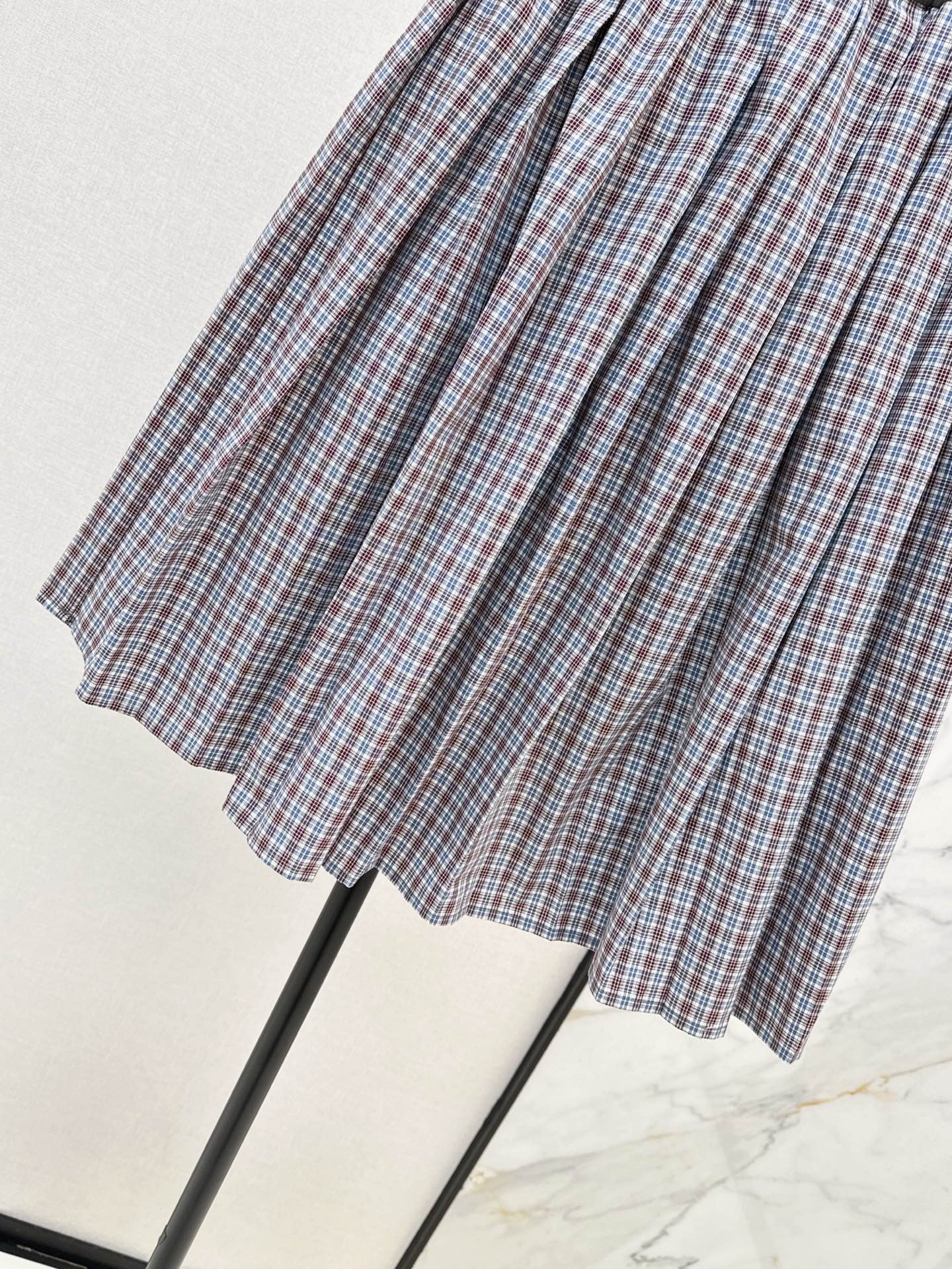 Mi 25ss plaid dress