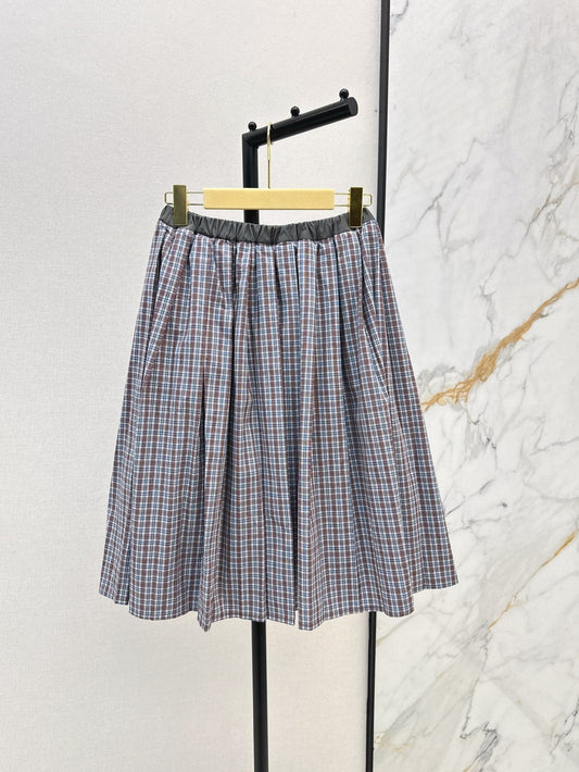 Mi 25ss plaid dress