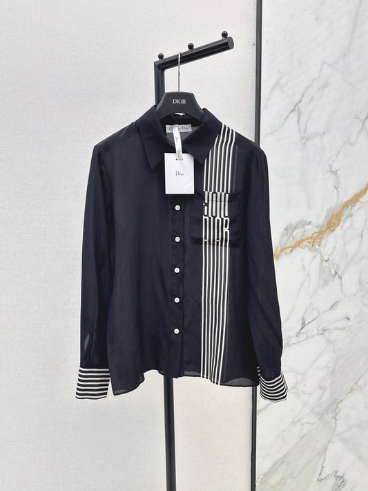 D 25ss miss silk shirt