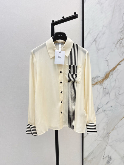 D 25ss miss silk shirt