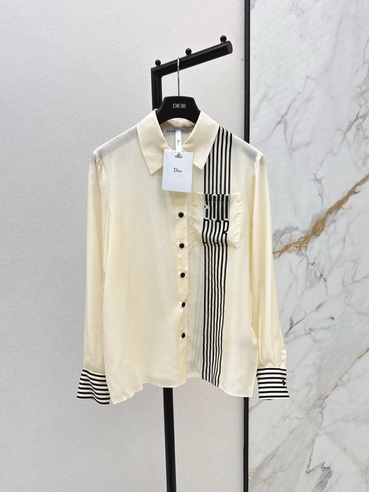 D 25ss miss silk shirt