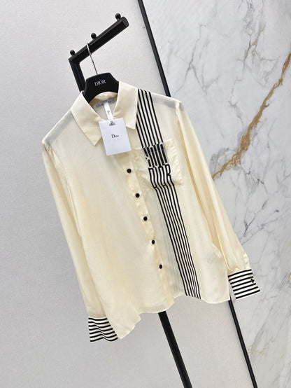 D 25ss miss silk shirt