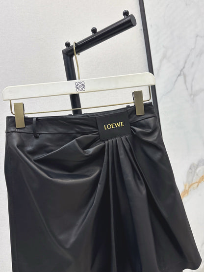 Loe 25ss leather skirt