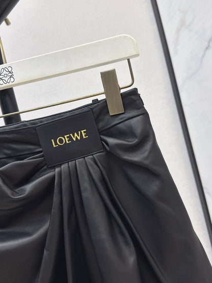 Loe 25ss leather skirt