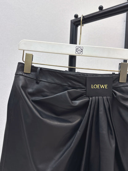 Loe 25ss leather skirt
