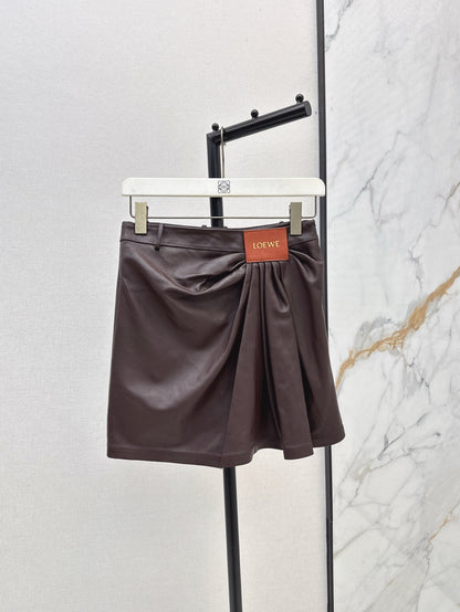 Loe 25ss leather skirt