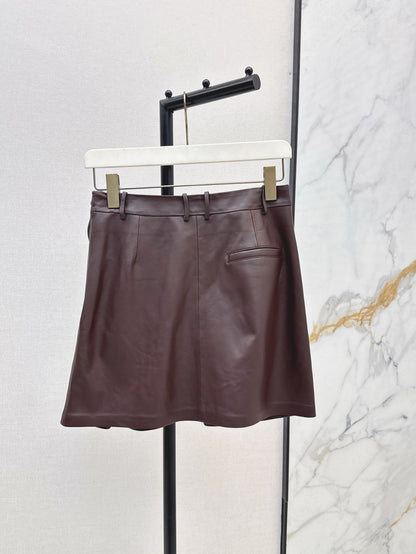 Loe 25ss leather skirt