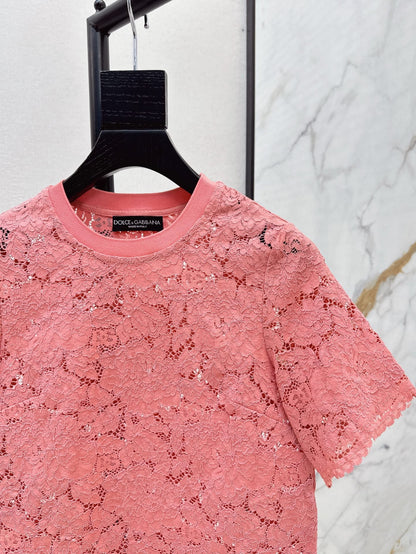 Do 25SS lace T-shirt