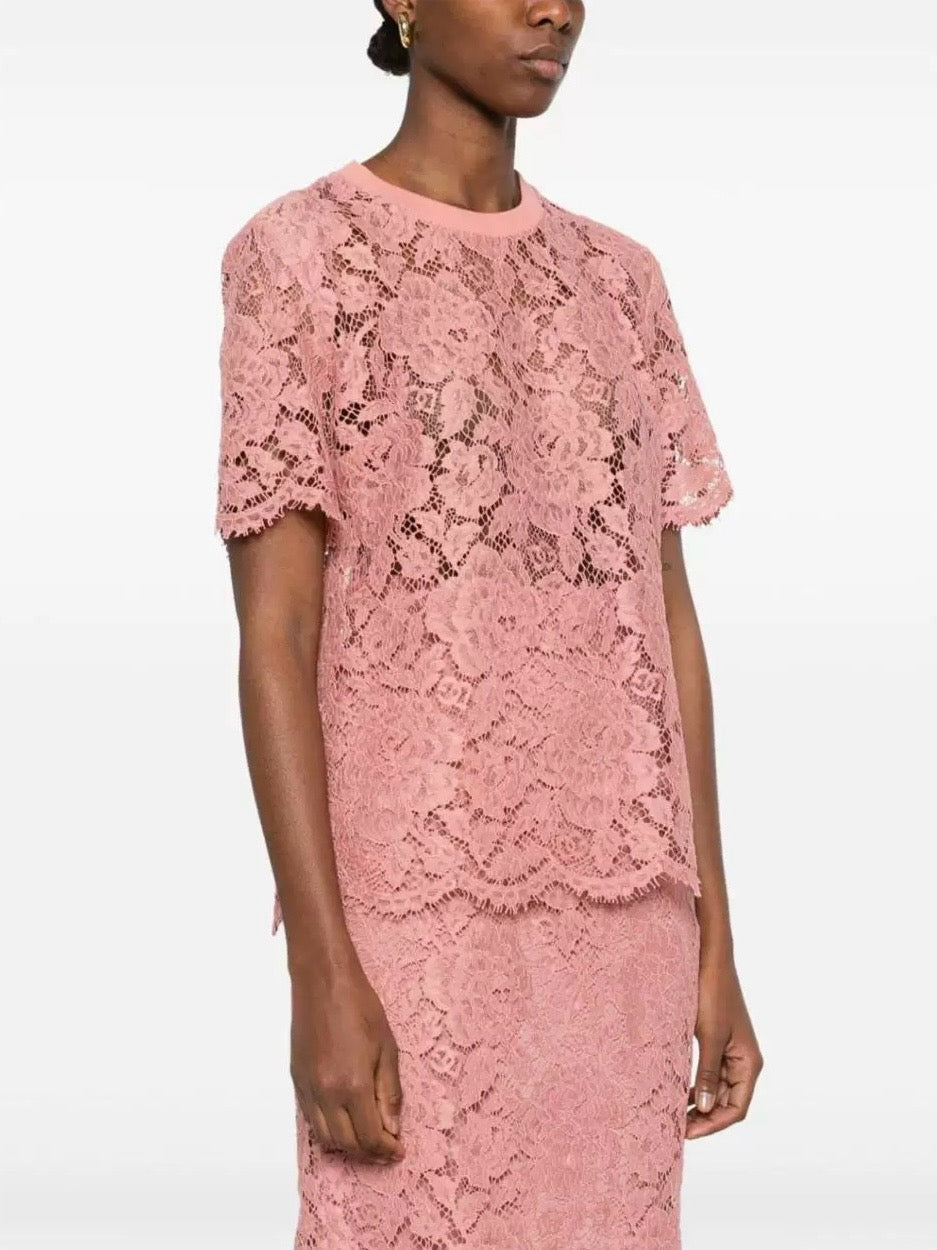 Do 25SS lace T-shirt