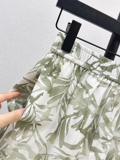 bru 25SS silk pants