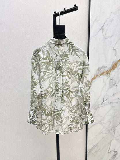 bru 25SS silk shirt