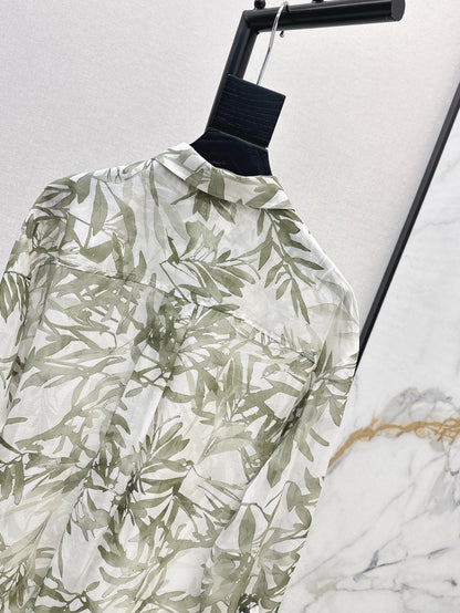 bru 25SS silk shirt