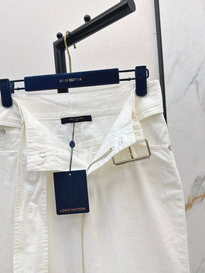 L 25ss belt jeans