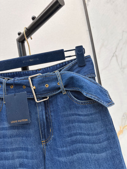 L 25ss belt jeans