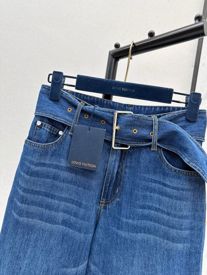 L 25ss belt jeans
