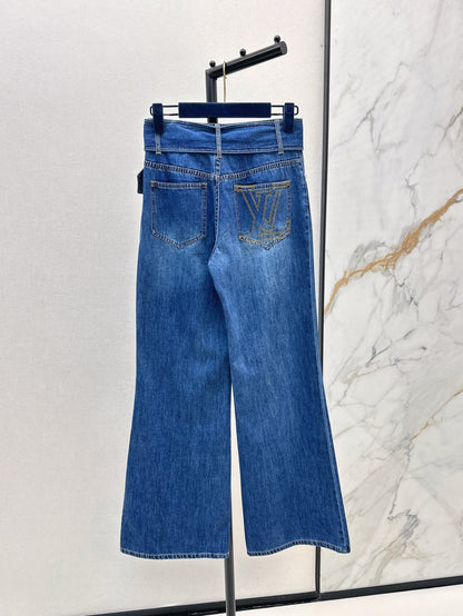 L 25ss belt jeans