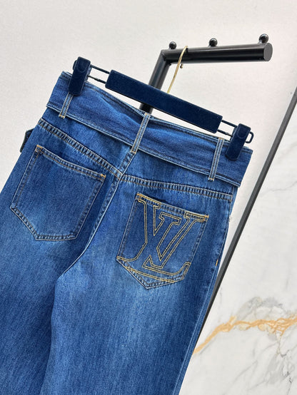 L 25ss belt jeans