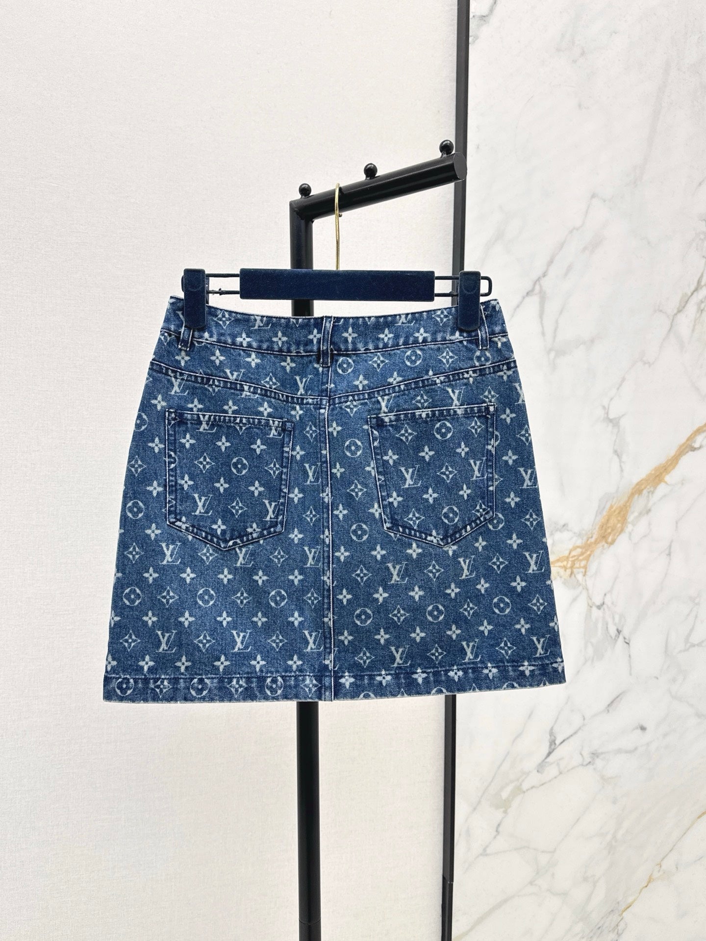 L 25ss denim skirt