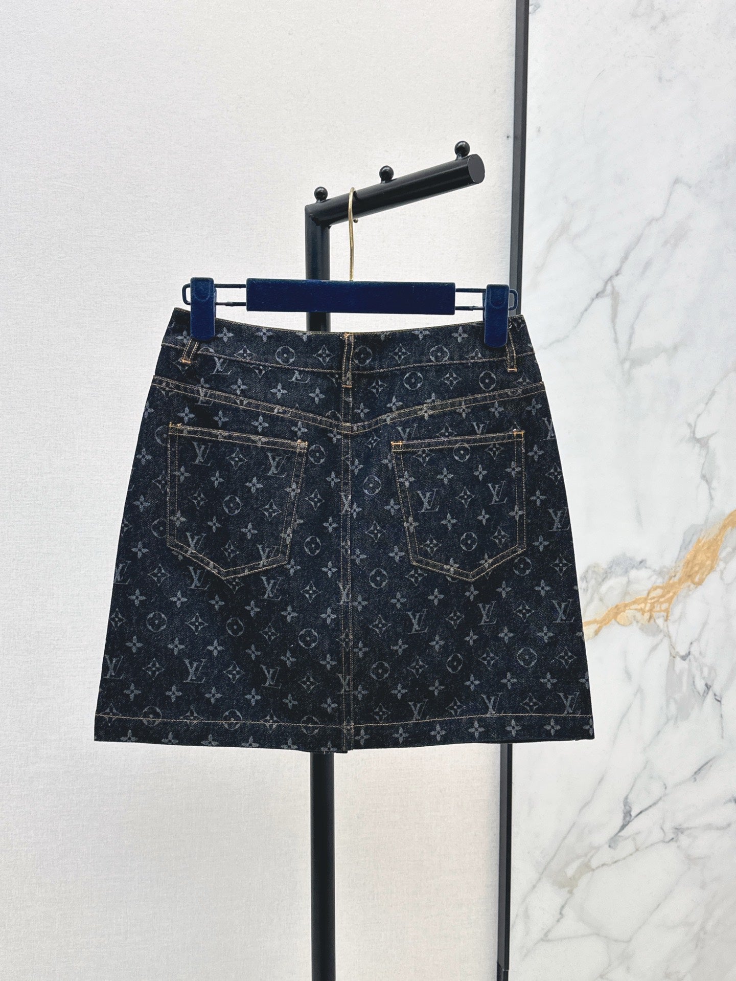 L 25ss denim skirt