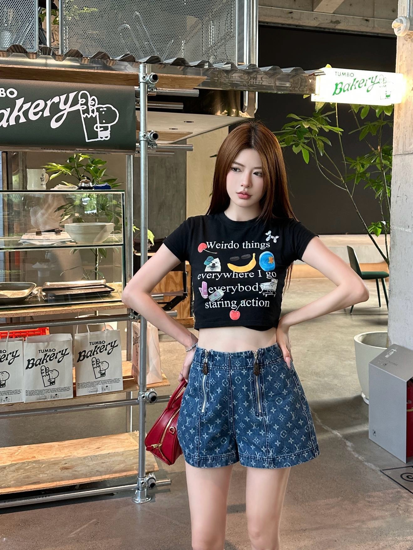 L 25ss denim shorts