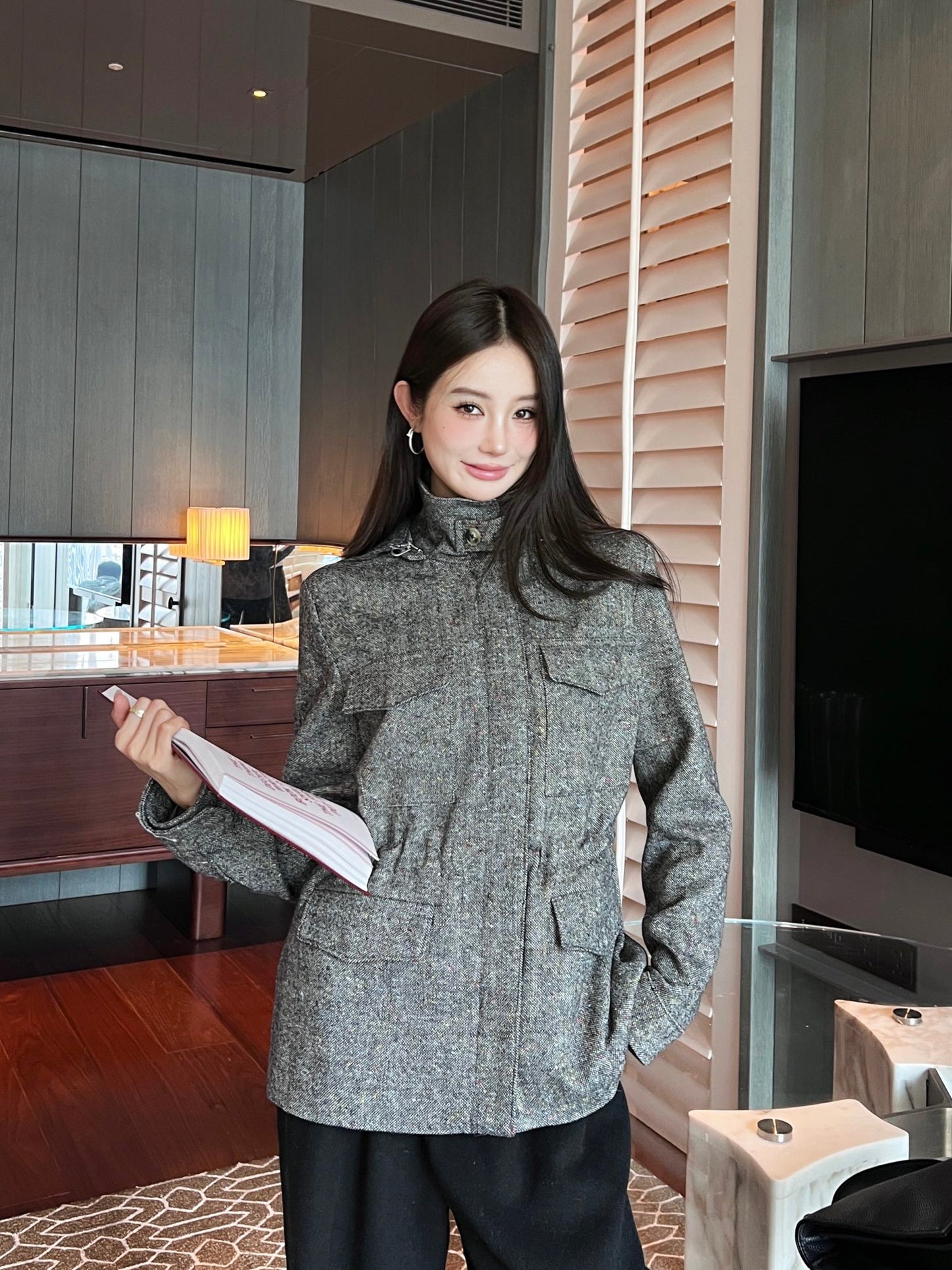 Lo 25ss hooded jacket