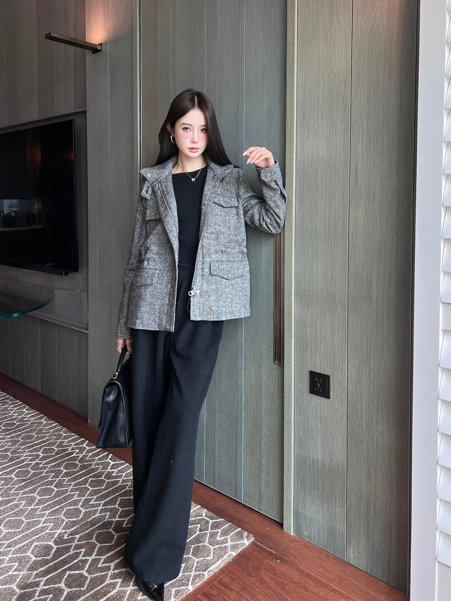 Lo 25ss hooded jacket