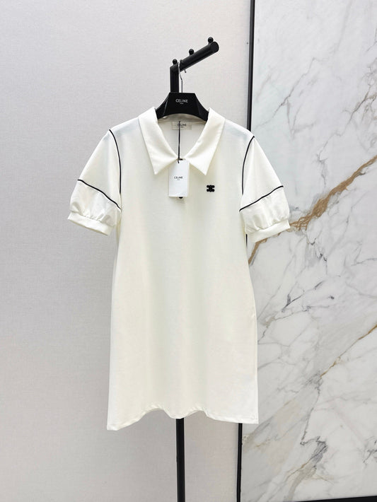 Ce 25ss embroidered dress