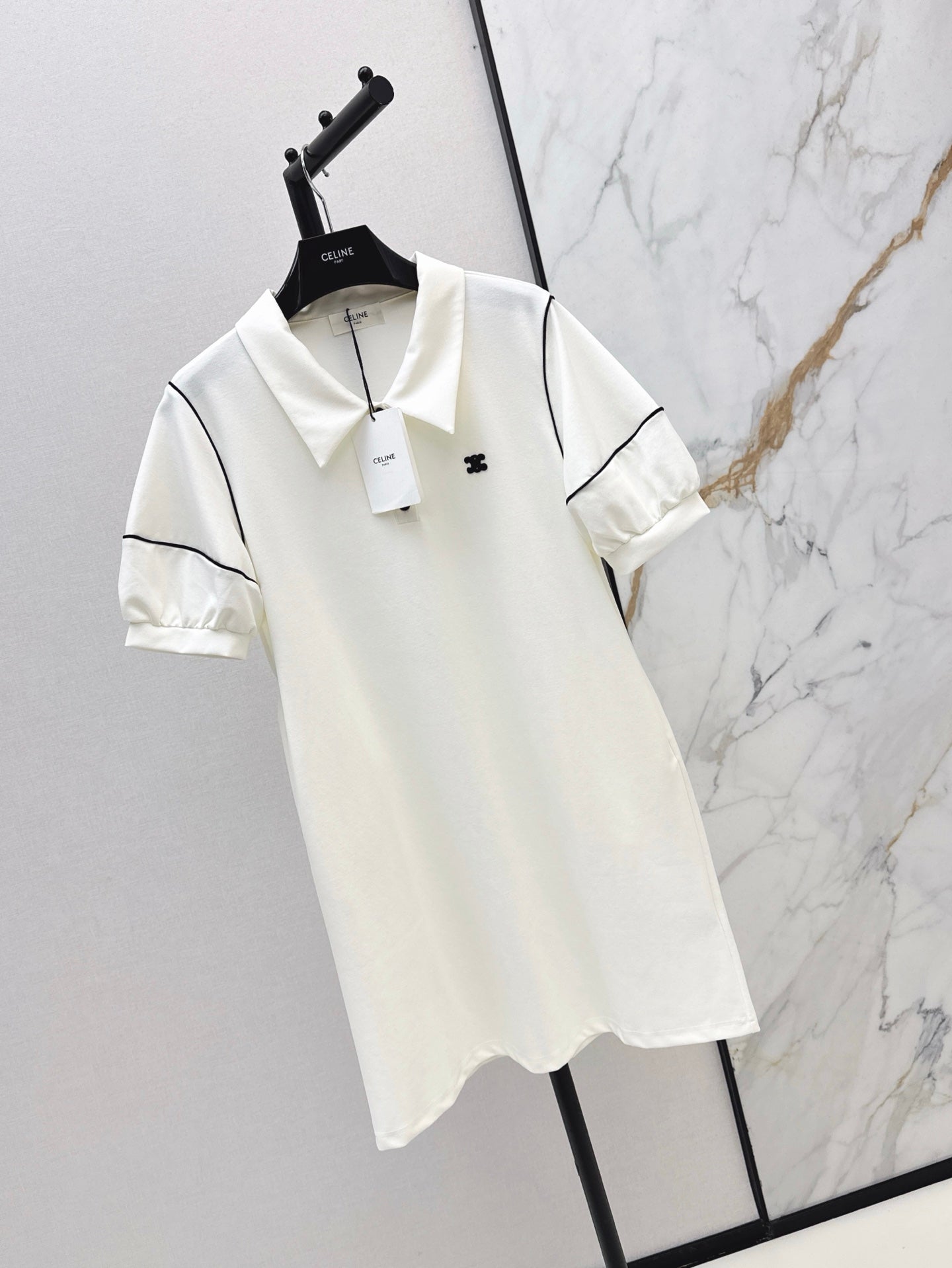 Ce 25ss embroidered dress