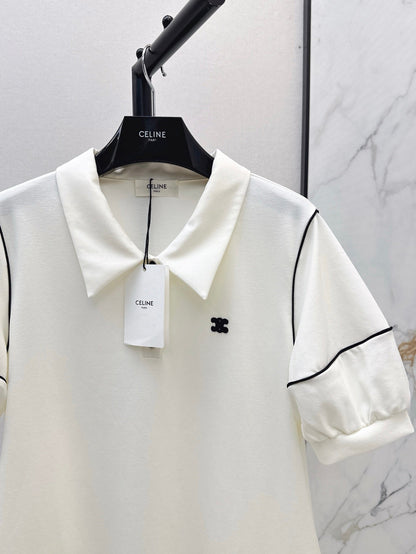Ce 25ss embroidered dress