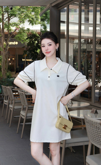 Ce 25ss embroidered dress