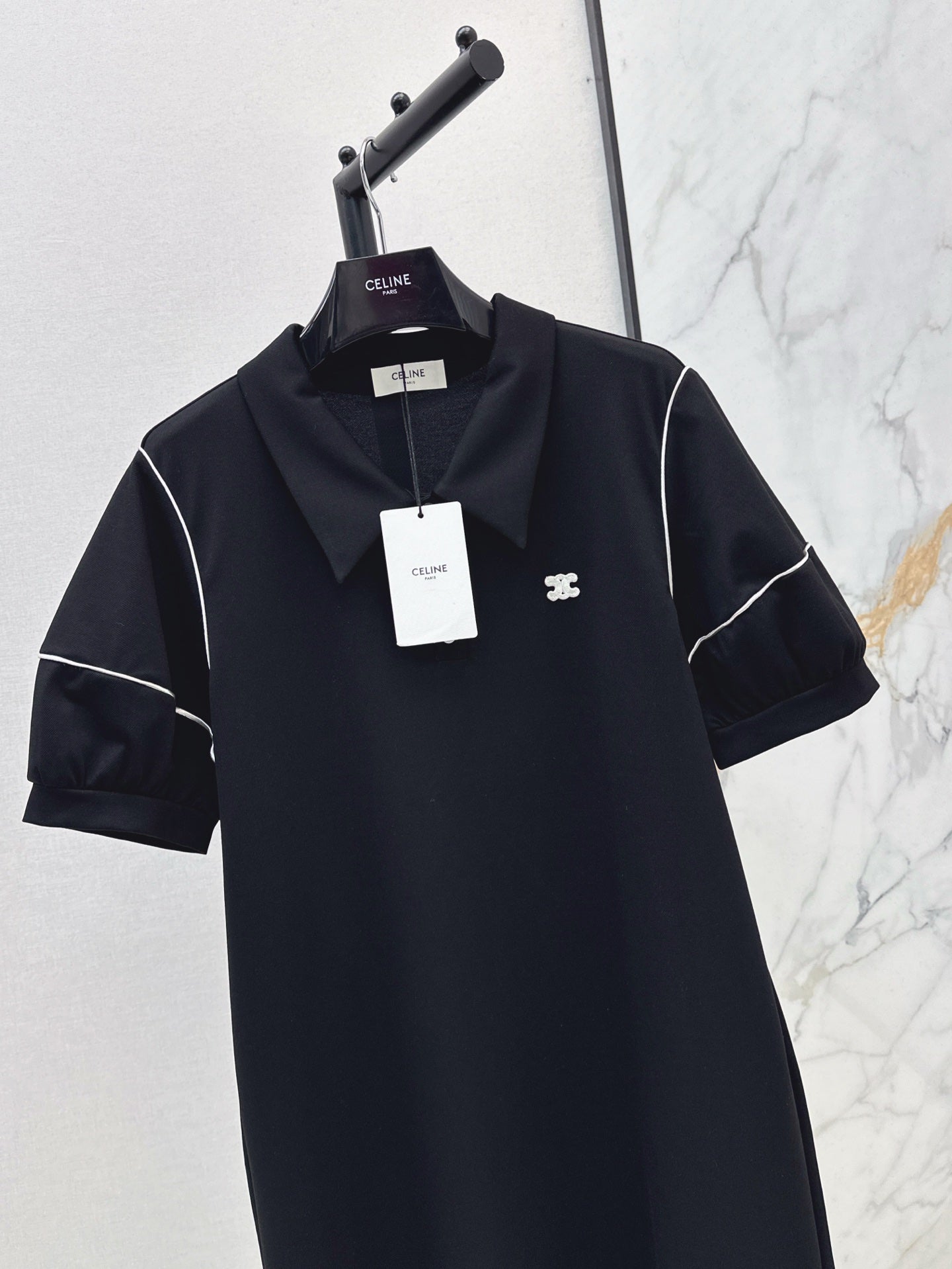 Ce 25ss embroidered dress