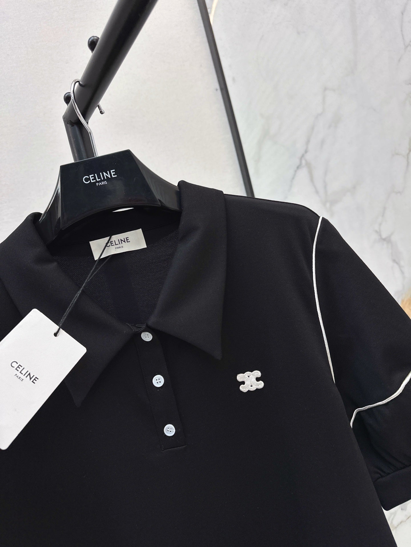 Ce 25ss embroidered dress