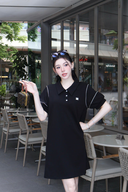 Ce 25ss embroidered dress