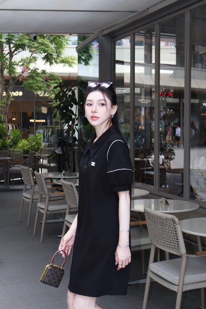 Ce 25ss embroidered dress