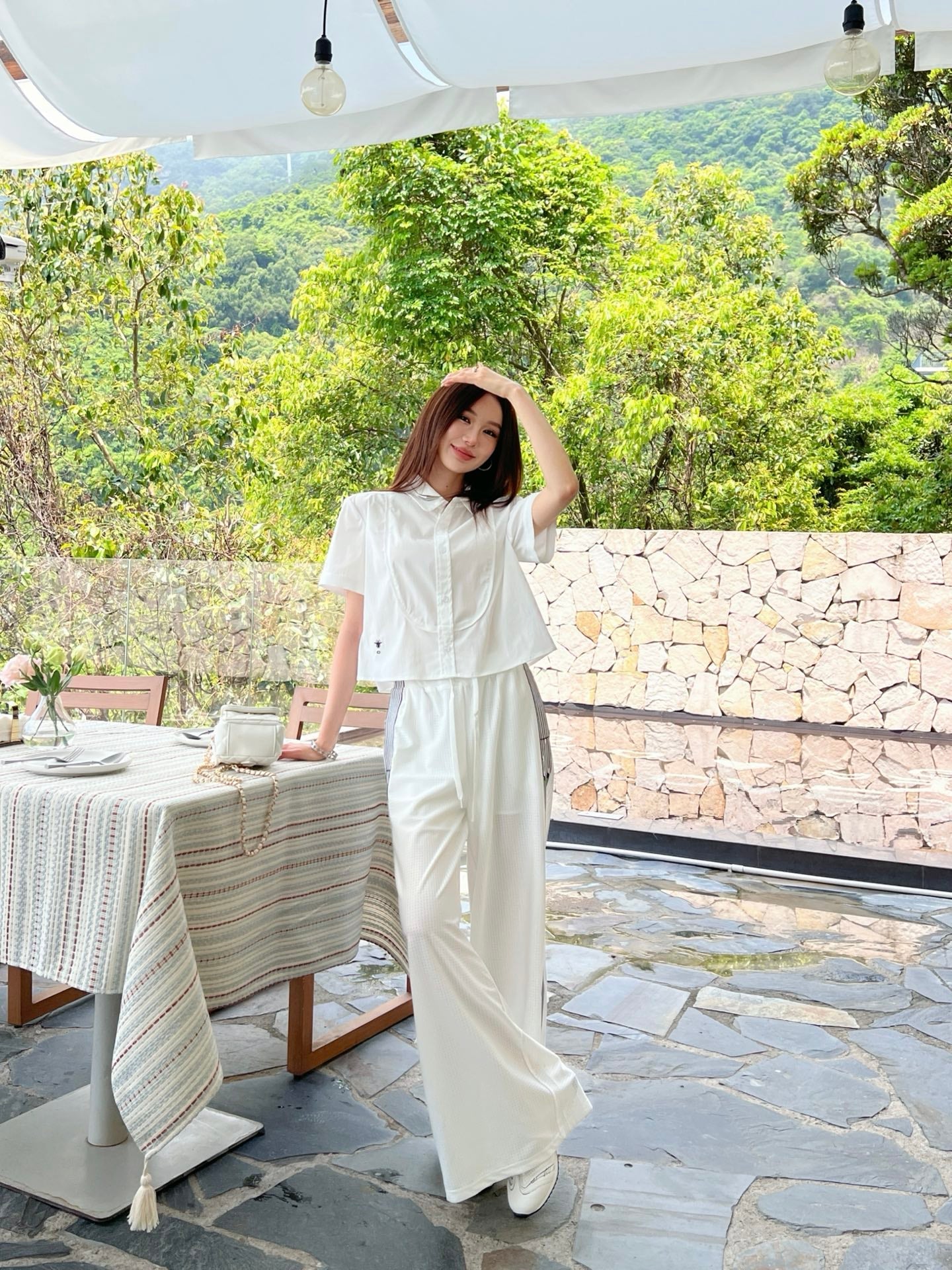 D 25SS mesh pants