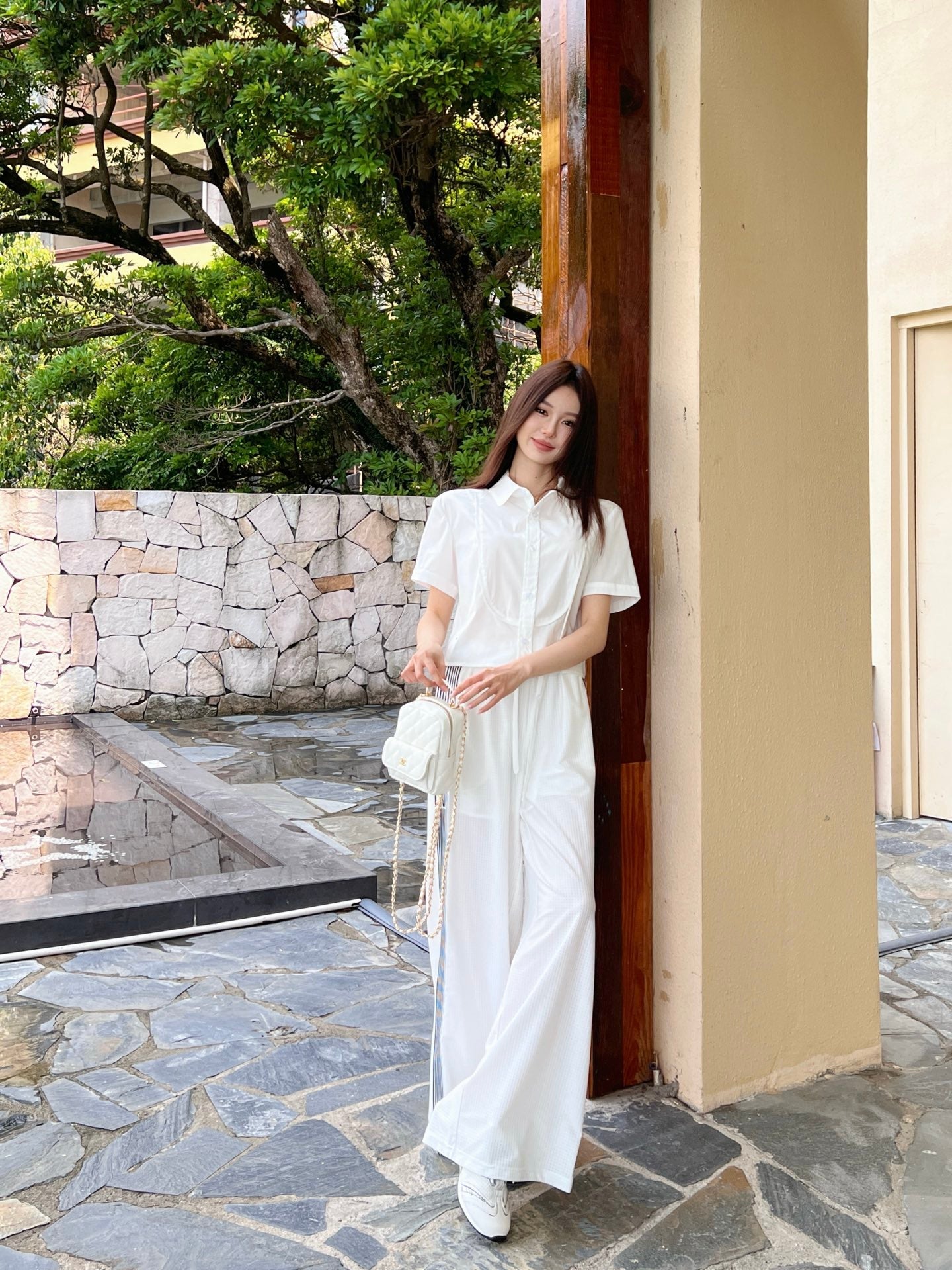 Dio 25ss embroidered shirt