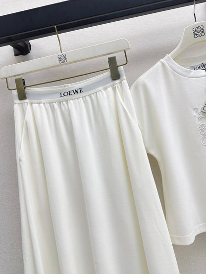 Lo 25ss tee skirt set