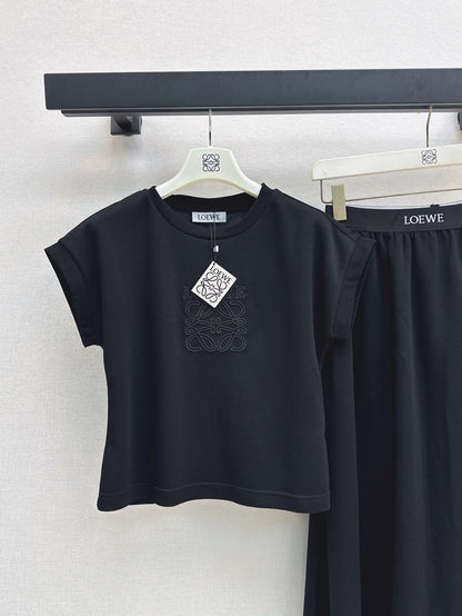 Lo 25ss tee skirt set