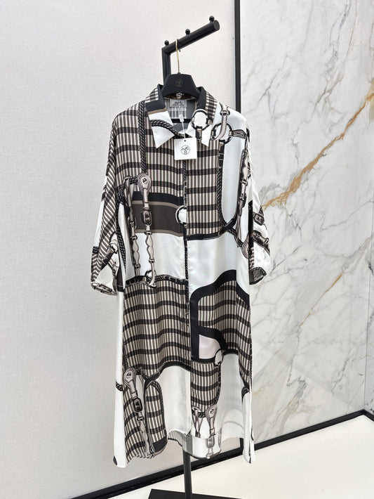 H 25ss silk dress