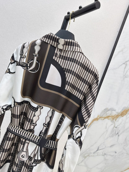 H 25ss silk dress