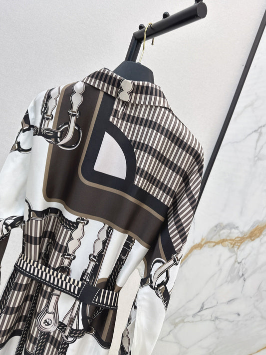 H 25ss silk dress