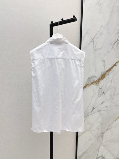 Loe 25ss pleated vest