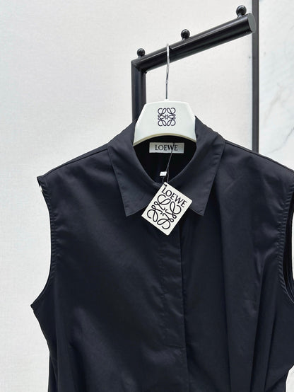 Loe 25ss pleated vest